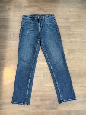 Massimo Dutti Mid-Rise Cropped Slim Fit Women’s Jeans - Size US 2 /EUR 34